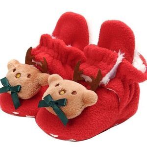 𝅺Baby Warm Slippers Red